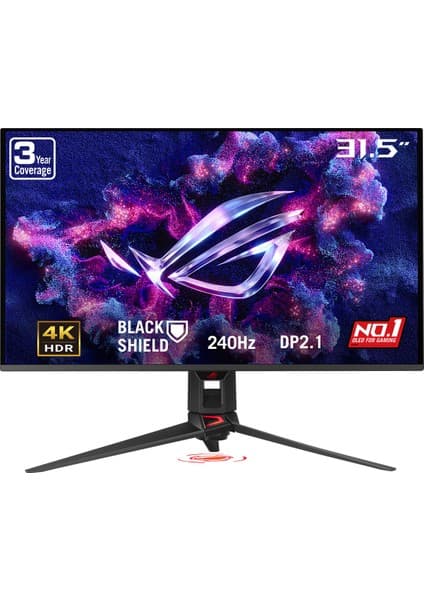 Asus Rog Swıft PG32UCDM3 31.5 OLED Gamıng, Freesync ve Gsync Uyumlu 3840X2160 0.03MS 240Hz 1000CD(HDR Max)Monitör