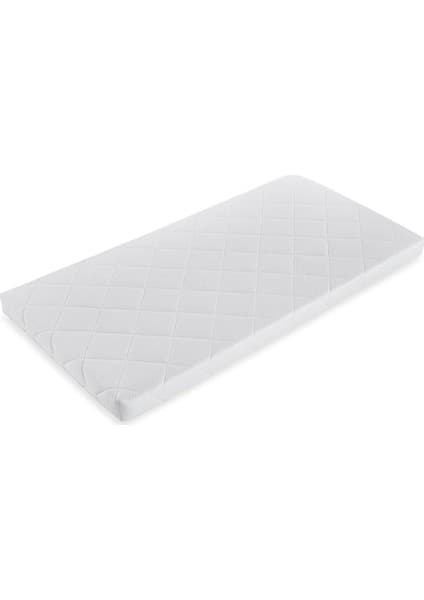 Yataş Mini Ninni Yıkanabilir Kılıflı Sünger Bebek Yatağı 70 x 110 cm Orta Sertlikte Beyaz Renk