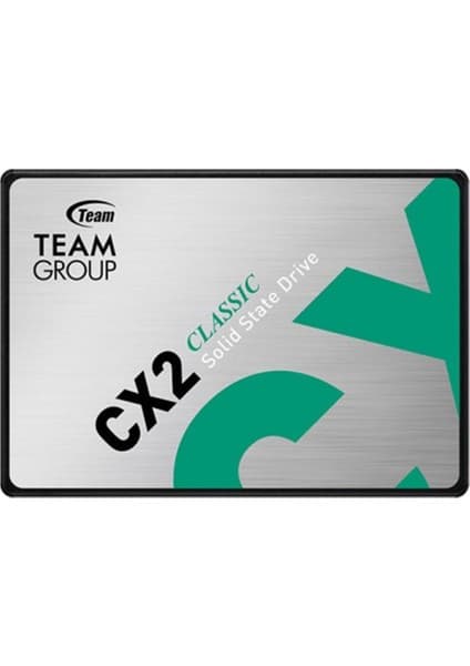Team 256GB CX2 520-430MB-s 2.5" SATA3 SSD Disk (T253X6256G0C101)