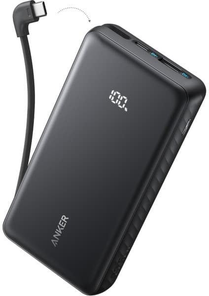 Anker Zolo 20.000MAH Powerbank, 22.5W Hızlı Şarjlı Taşınabilir Şarj Cihazı, Siyah - A110E