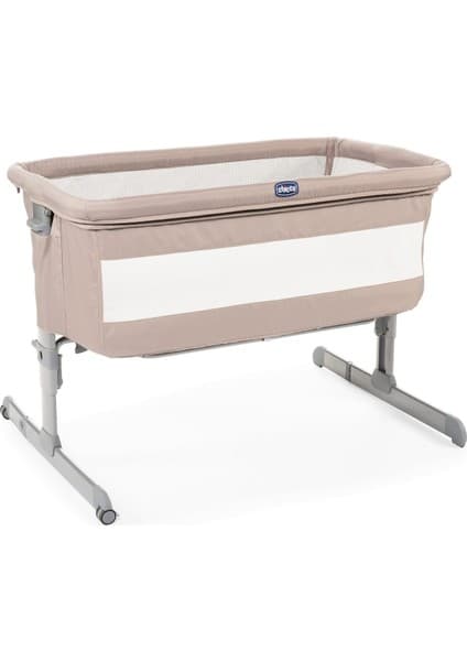 Chicco Next 2 Me Bej Anne Yanı Beşik Tekerlekli Ergonomik Yapı ile Konforlu Kullanım