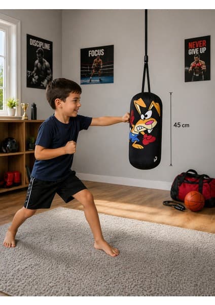 Toprak Sport Çocuk Boks Torbası Eldiven Hediyeli TOPRAK SPORT