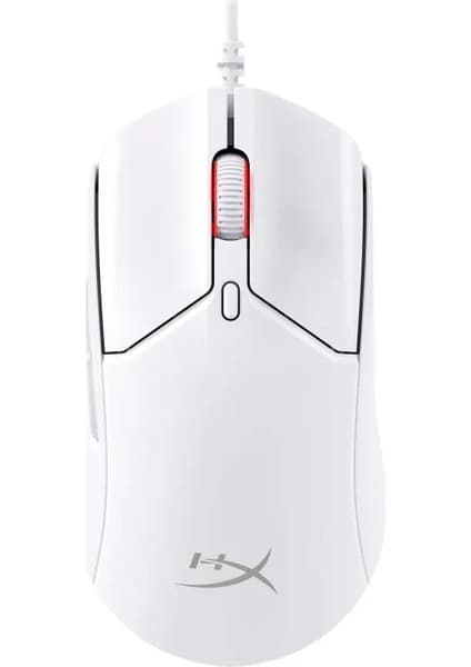 HyperX Pulsefire Haste 2 26K DPI Kablolu Oyun Mouse Beyaz Renk ve RGB Aydınlatma Özellikleriyle