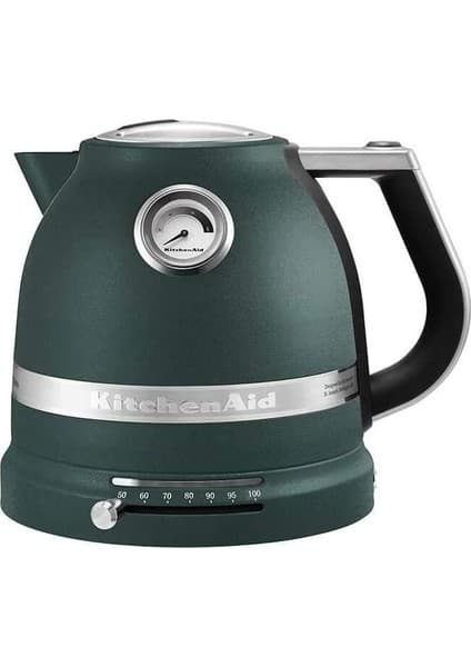KitchenAid Pebbled Palm-EPP Artisan 1,5 lt Su Isıtıcısı Yeşil Renkli 5KEK1522 Otomatik Kapanma ve Açık Rezistans