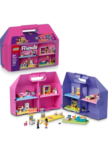 LEGO ® Friends Yaratıcı Bebek Evi Bavulu 42697 - 6 Yaş ve Üzeri Çocuklar için 2 Mini Bebek İçeren Oyuncak Yapım Seti (355 Parça)