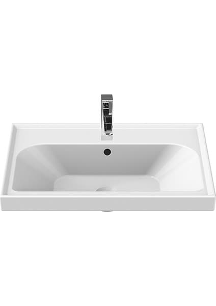 Turkuaz Seramik Frame 60x45 cm Etajerli Lavabo