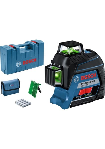 Bosch Professional GLL 380 G Mavi Çizgi Lazeri 0601063Y00 30 m Ölçüm Mesafesi ile Yüksek Görünürlük Sağlar