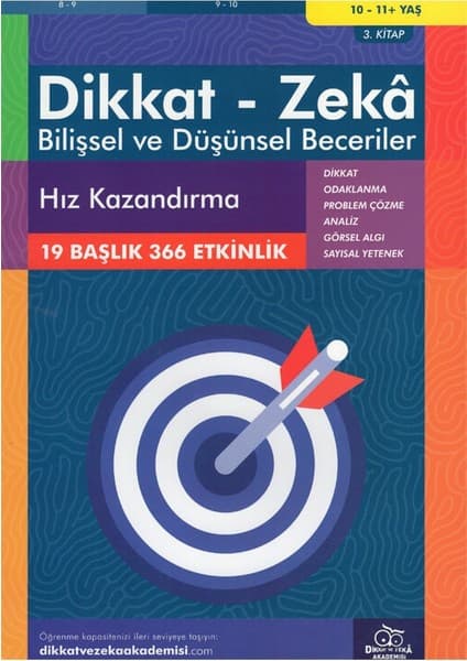 Dikkat ve Zeka Akademisi Hız Kazandırma 3. Bilişsel ve Düşünsel Beceriler