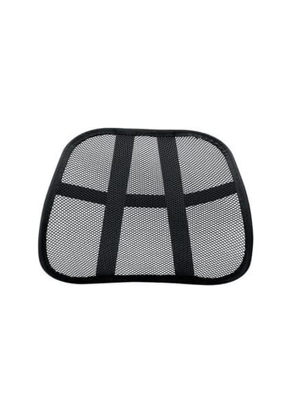 Carub Fileli Sırt Destek Minderi 43 cm x 40 cm Derinlik 13 cm Bel Ağrısını Azaltan Tasarım