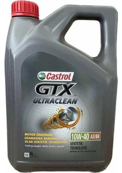 Castrol Gtx Ultraclean 10W-40 4 LL Motor Yağı