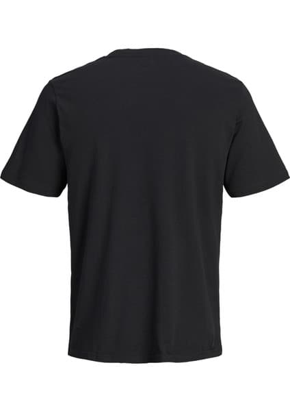 Jack & Jones Erkek Gögüs Baskili Bisiklet Yaka Tisört - Aero
