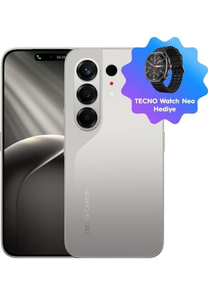 Tecno Camon 50 256 GB 8 GB Ram (Tecno Türkiye Garantili) Titanyum Gri