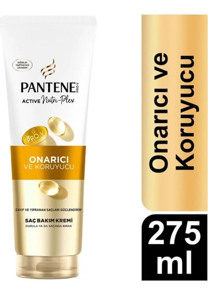 Pantene Onarıcı Ve Koruyucu Saç Bakım Kremi 275 ml Zayıf Saçları Güçlendiren Özel Formül