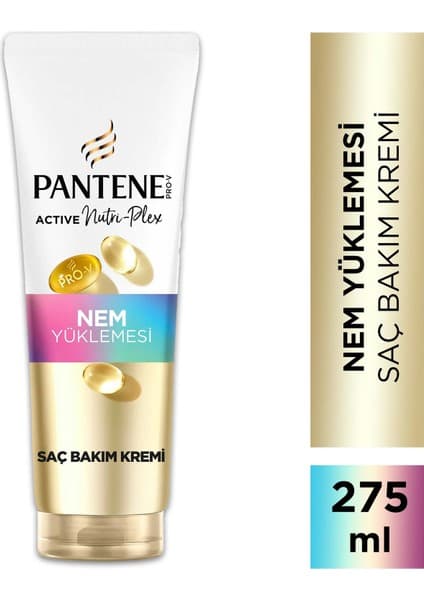 Pantene Nem Yüklemesi Saç Bakım Kremi 275 ml Tüm Saçlar İçin Besleyici Özellikte