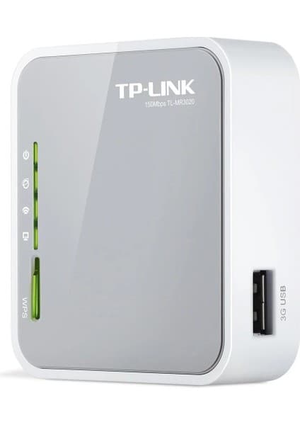 TP-Link TL-MR3020 150 Mbps N Kablosuz Taşınabilir Router 3G/4G WAN Yedekleme Destekli Antensiz