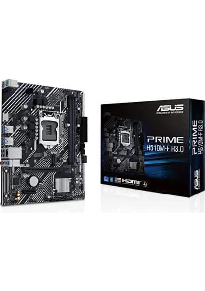 Asus PRIME H510M-F R3.0-CSM Intel H470 LGA1200 DDR4 3200 HDMI M2 USB3.2 mATX