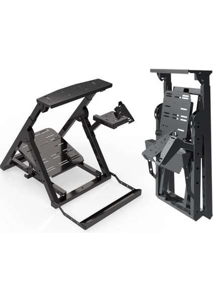 Xblos R38 DD Katlanabilir Direksiyon Standı – Logitech, Thrustmaster, Moza, Fanatec Uyumlu Kablolu