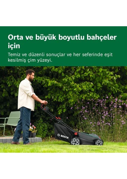 Bosch Rotak 18V2-38 Çim Biçme Makinesi Solo (Aküsüz)