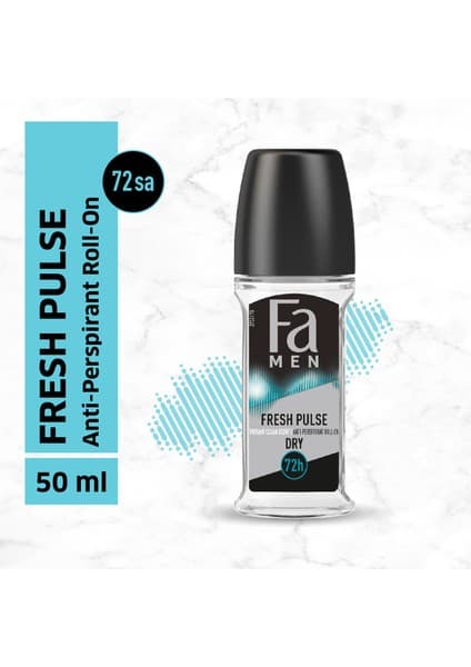 Fa Men Fresh Pulse Terleme Karşıtı Roll-On 50 Ml Erkek 1 Adet