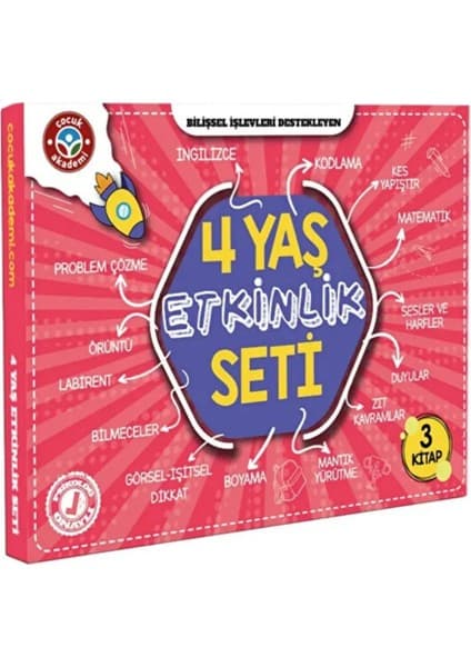 Çocuk Akademi 4 Yaş Etkinlik Seti