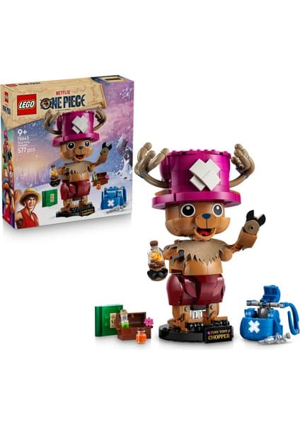 LEGO ONE PIECE Tony Tony Chopper 75643 - 9 Yaş ve Üzeri Çocuklar için Aksesuarlar İçeren Yaratıcı Oyuncak Yapım Seti (577 Parça)