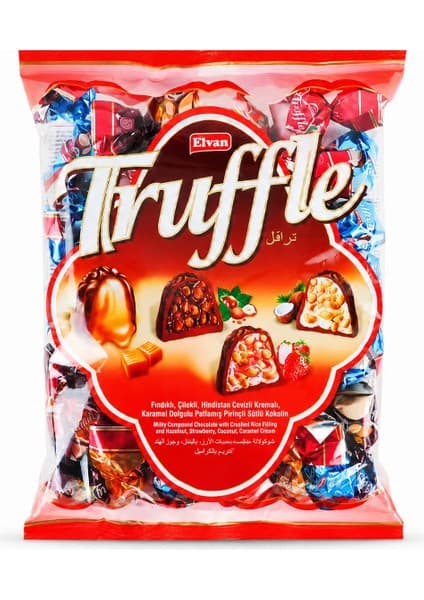 Elvan Truffle Poşet Mix 1000 gr (1 Poşet)