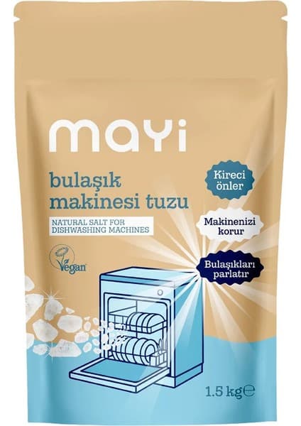 Mayi Tuz Doğal Bulaşık Makinesi Tuzu