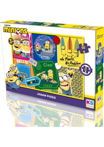 KS Games Minions 50 Parça Puzzle