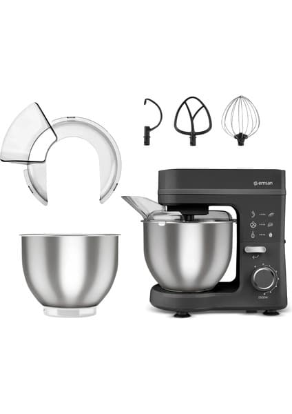 Emsan Maestrochef Stella Hamur Yoğurma Makinesi Space Gray 1500W 5l