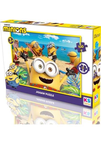 KS Games Minions 100 Parça Puzzle