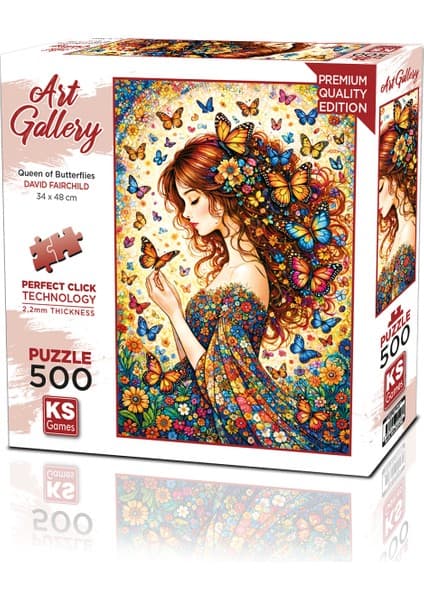 KS Games Queen Of Butterflies 500 Parça Puzzle