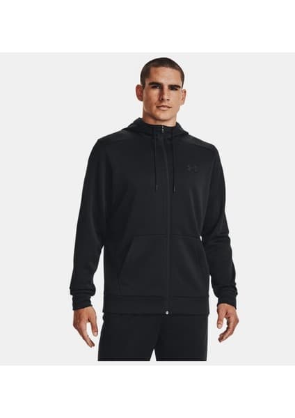 Under Armour Erkek Armour Fleece® Tam Boy Fermuarlı Kapüşonlu Üst 1373357-001