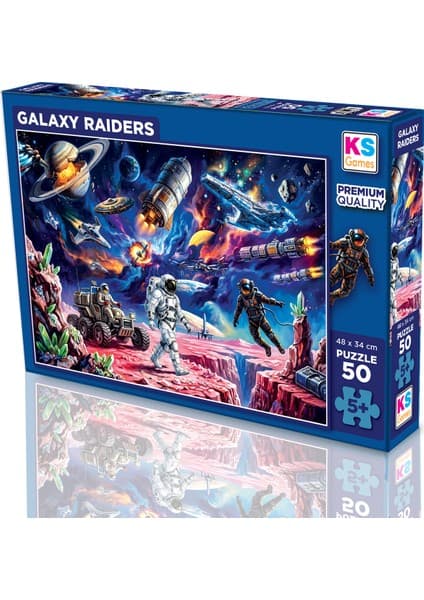KS Games Galaxy Riders 50 Parça Puzzle