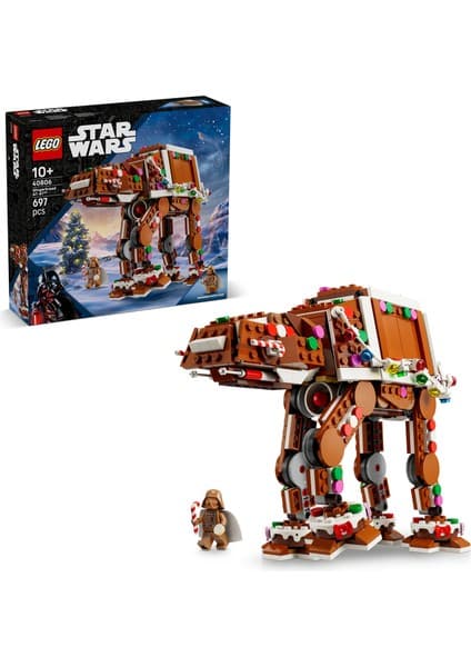 LEGO City LEGO® Star Wars™ Zencefilli Kurabiye At-At™ Walker 40806 –10+ Yaş Çocuklar Için Minifigür Içeren Yılbaşı Oyuncak Yapım Seti (697P)