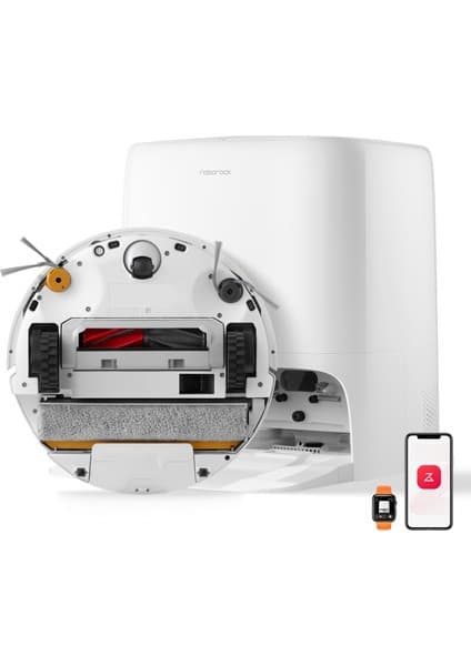 Roborock Qrevo Edge 2 Flow Akıllı Robot Süpürge Beyaz