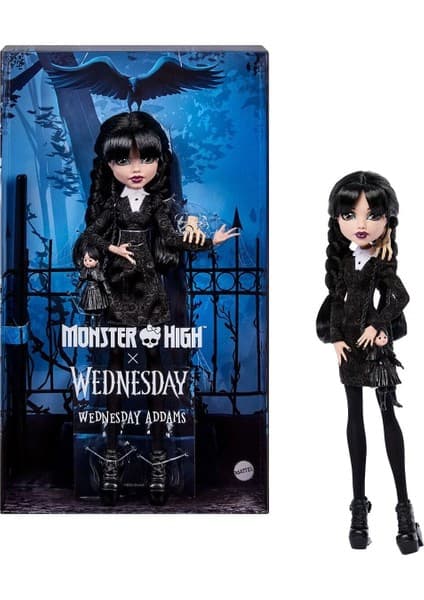 Mattel JNJ91 Monster High Wednesday Addams Bebek