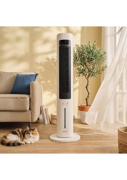 Homend Fanomen 9011H Uzaktan Kumandalı Soğuk Su ve Buz Hazneli Kule Tipi Vantilatör 60W