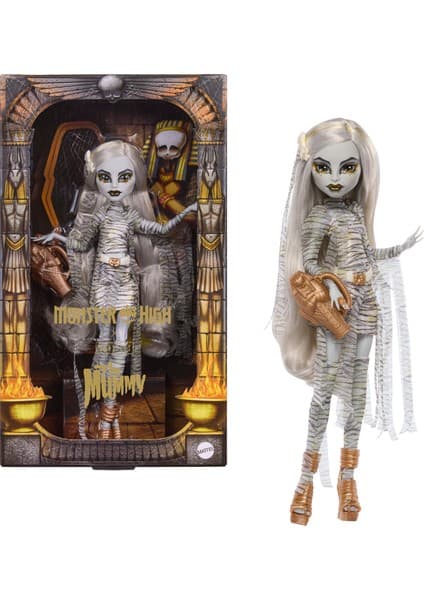 Monster High x Universal Monsters Mumya Bebek | Sarmalı Elbisesi ve Çantası Olan Koleksiyona Uygun JKM51