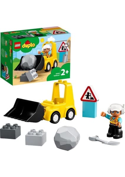 LEGO DUPLO® İnşaat Buldozeri 10930 - 10 Parça Eğitici Oyuncak Yapım Seti Hediyelik Seçenek