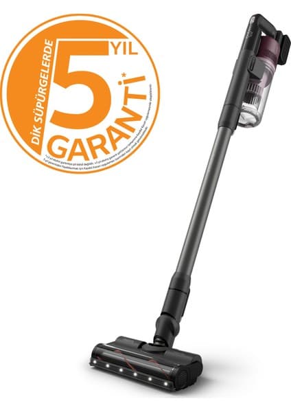 Philips 6000 Serisi Kablosuz Dik Süpürge, 25.2 V, PowerCyclone 11, TriActive LED başlık, XC6453/10