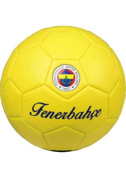 Fenerbahçe Lisanslı Futbol Topu Sarı Renkli Makine Dikişli İç ve Dış Zemin Kullanımı için