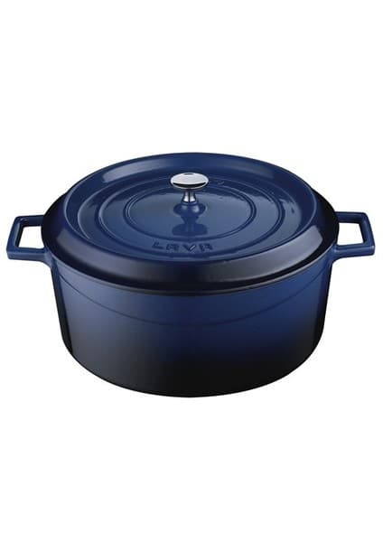 Lava Yuvarlak Tencere -Çap(Ø)28 cm. Mavi