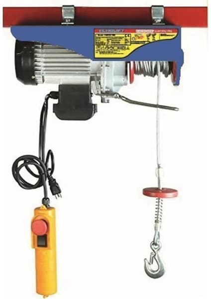 Echolift Elektrikli Mini Vinç 250-500 kg Kapasiteli Halatlı Güç Kaynağı ile Yüksek Performans