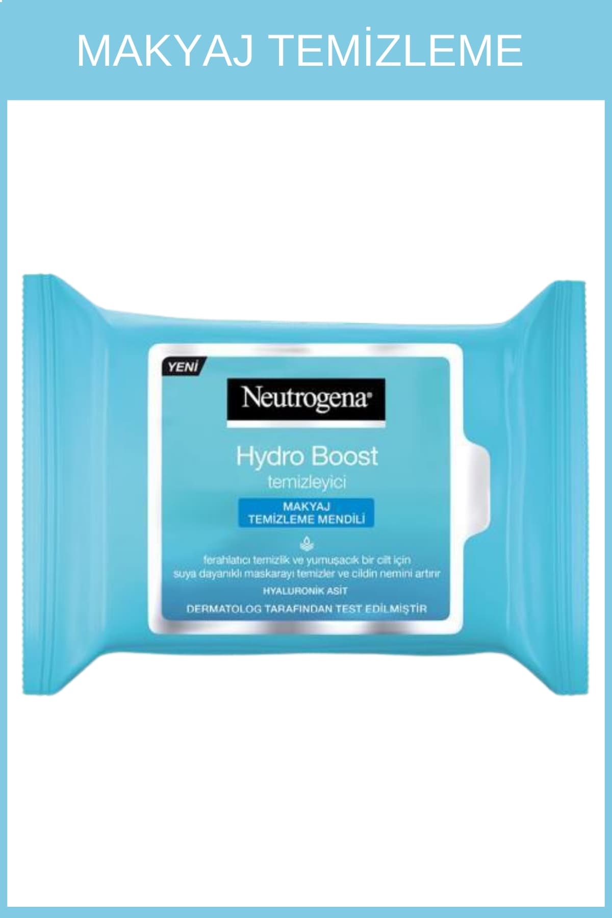 Neutrogena Hydro Boost Makyaj Temizleme Mendili 25 adet