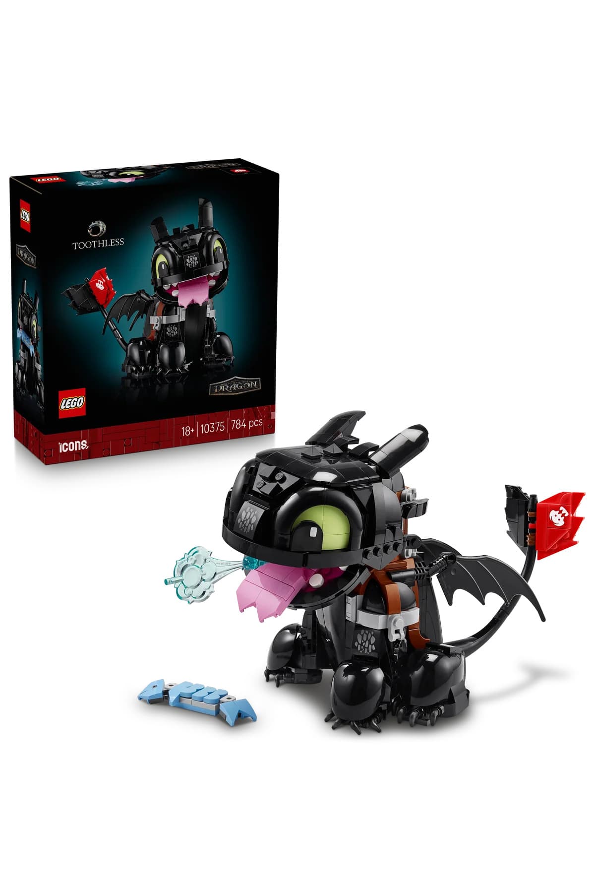 LEGO ® Icons Ejderhanı Nasıl Eğitirsin: Dişsiz 10375 – 18+ Koleksiyonluk Yapım Set (784 Parça)