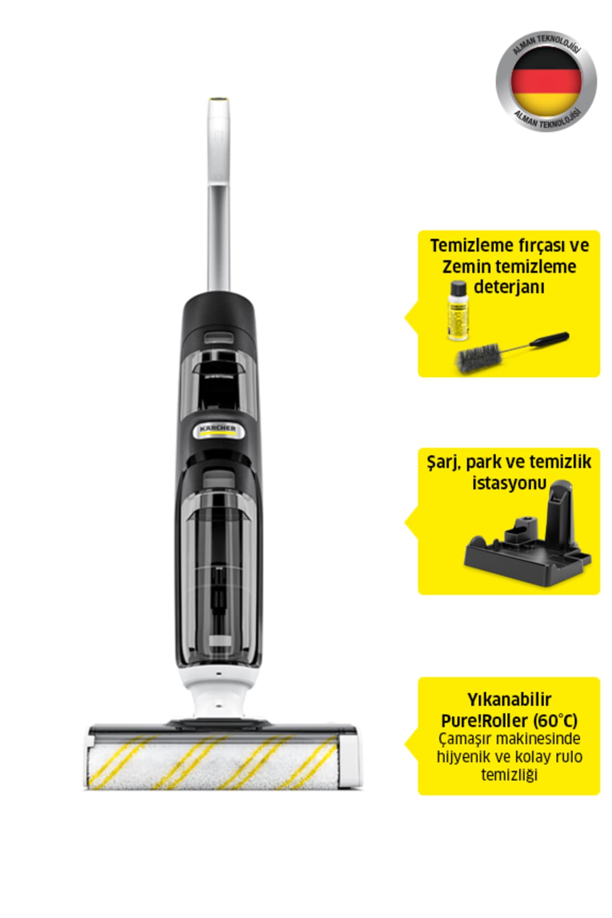 Karcher FCV 4 Islak Kuru Dikey Süpürge