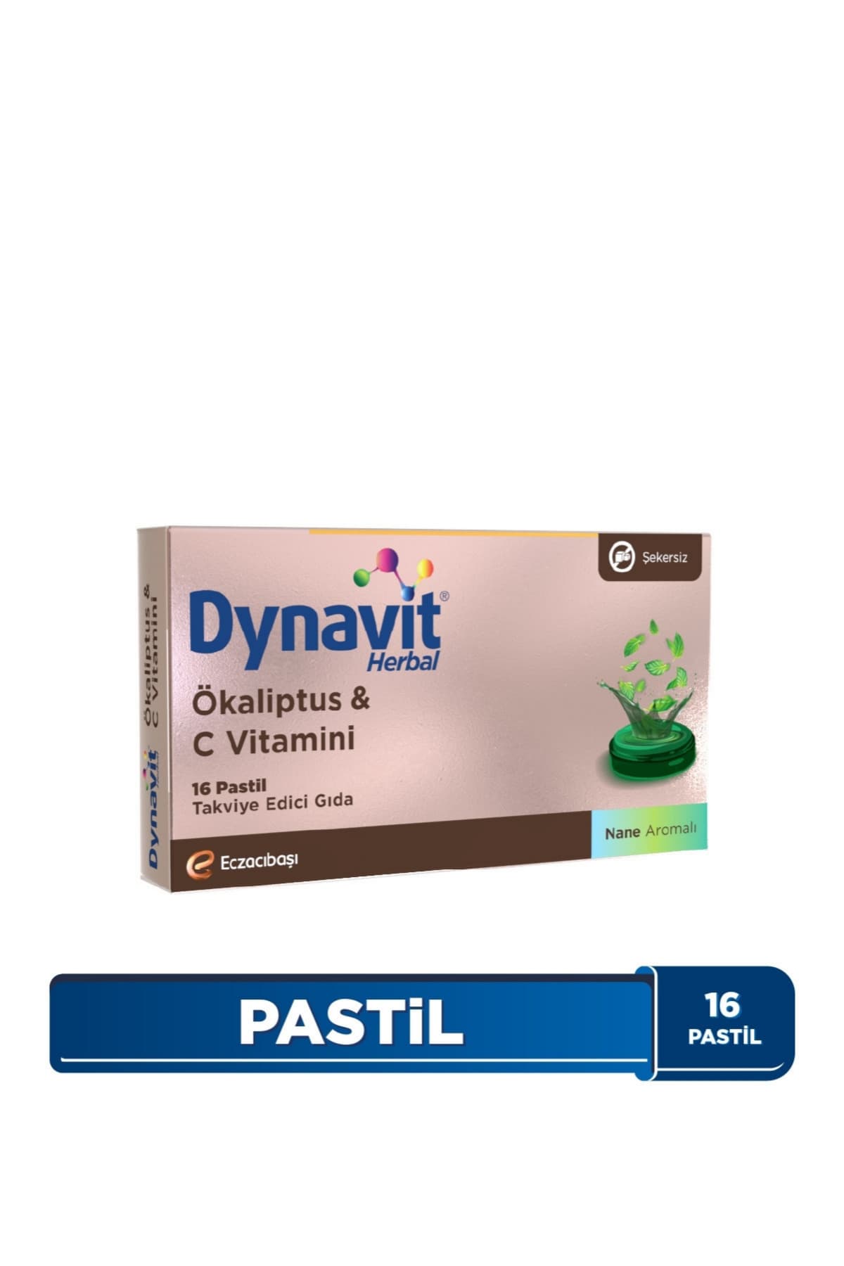 Dynavit Herbal Ökaliptus & C Vitamini 16 Pastil - Ökaliptus, C Vitamini - Bağışıklık