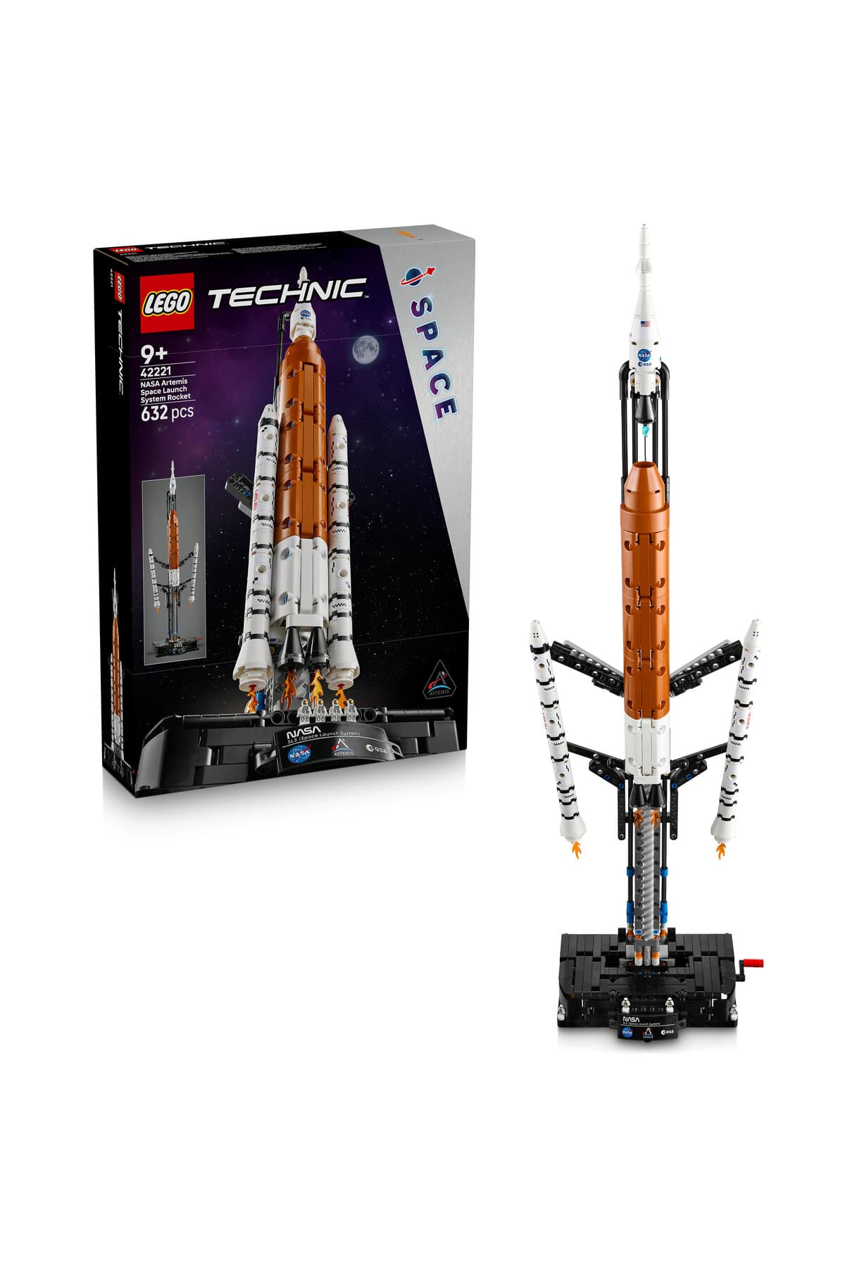 LEGO ® Technic™ NASA Artemis Uzay Fırlatma Sistemi Roketi 42221 – 9+ Oyuncak Yapım Seti (632 Parça)