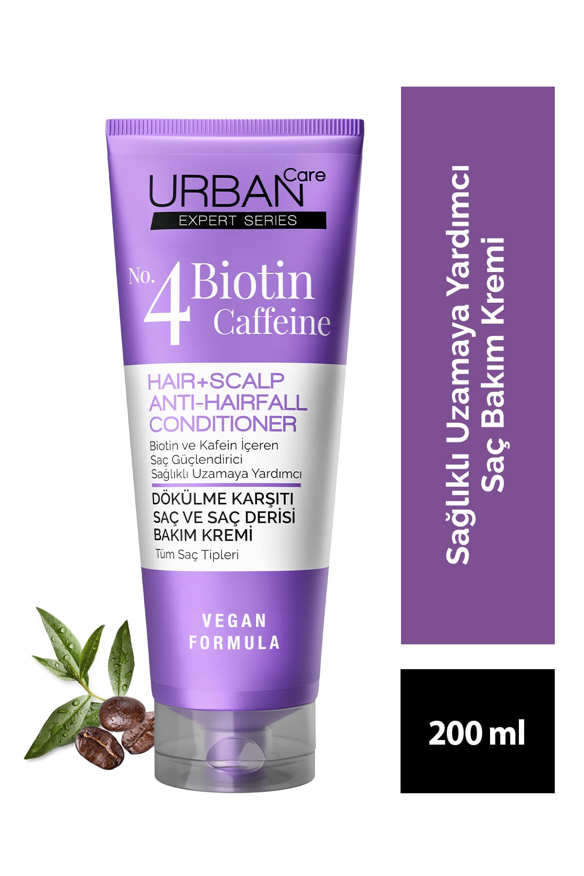 Urban Care Expert Biotin Ve Kafein Dökülme Karşıtı Saç Kremi-200ml-vegan-hızlı Uzamaya Yardımcı
