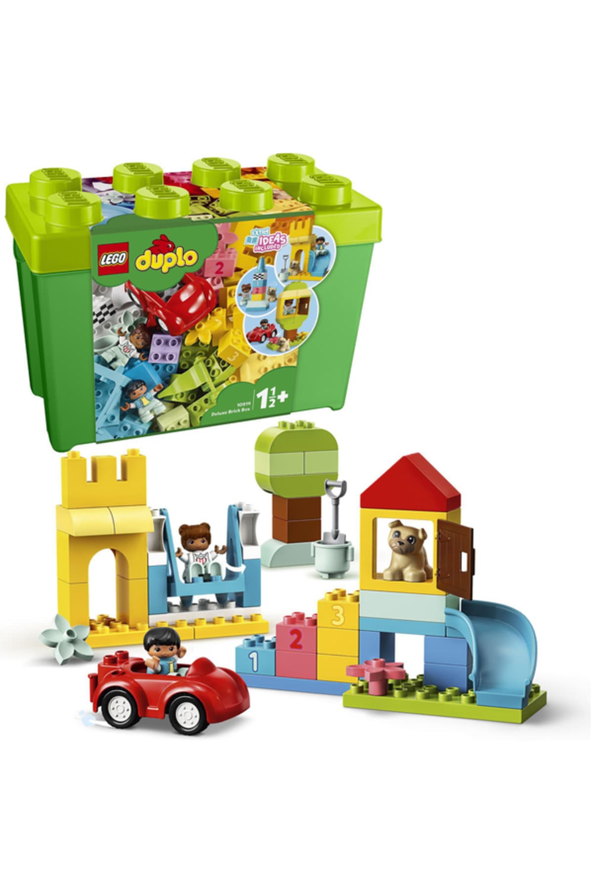 LEGO ® DUPLO Classic Lüks Yapım Parçası Kutusu 10914 - Çocuklar için Oyuncak Yapım Seti (85 Parça)